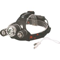 Ryom Pandelygte 300 Lumen Genopl. hvid/rød