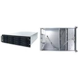 Fantec SRC-3168X07 Rack (3U) Black,Silver Storage