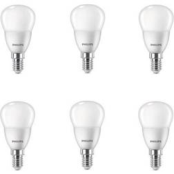 Philips LED-glödlampa P45 4,9W/827 (40W) 6-pack E14