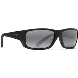 Maui Jim Solglasögon - Grå Vatten Blk Mtte Trä
