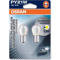 Osram Ampoule secondaire PY21W Diadem Chrome NextGen 12V/21W, 2 pièce