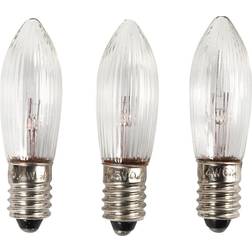 Konstsmide Topplampa E10 LED 1,5V 0,06W 3-Pack