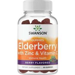 Swanson Elderberry With Zinc & Vitamin C Berry 60 Stk.