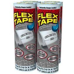 Flex Tape Rubberized Waterproof Tape 12 In. x 10 ft. Clear