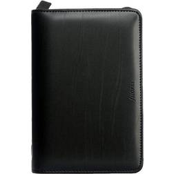 Filofax Metropol Personal Zipped Organiser Smooth Leather Look PU Grain Effect