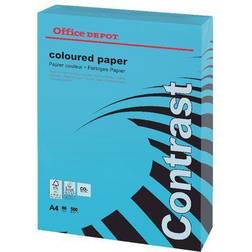 Office Depot A4 Coloured Paper Blue 80 gsm Smooth 500 Sheets