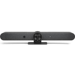 Logitech Tap Rally Bar Bundle Zoom, System til gruppevideokonference, 4K Ultra HD, 30 fps, 90° 5x, 3x