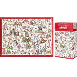 Wrendale Designs Wrendale Designs, Christmas Country Set 1000pc Jigsaw