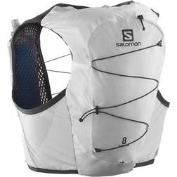 Salomon Active Skin 8 With Flasks Hydration Vest M - Grey