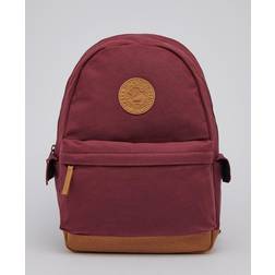 Superdry Women's Unisex Waxed Canvas Montana Rucksack Red Size: 1SIZE Red 1SIZE