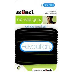 Scunci The Evolution No-Slip Grip 14-Count Evolution Ponytailers