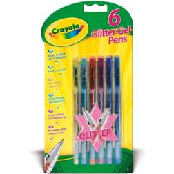 Crayola Glitter Gel Pens, 6-pack