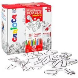 CARIOCA KW Trade ADVENTURES 42837 drawing puzzle set WIKR-1030174