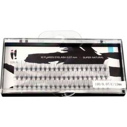 Ibra Ibra IBRA Tufts of SUPER NATURAL eyelashes 0.07-C-12 mm 1 pack