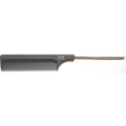 The Home Fusion Company Quality Grey Metal Tail Comb 8 inch 20cm Salon Approved