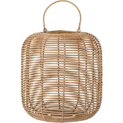 Bloomingville Nei Lanterne m/Glas, Natur, Rattan Lanterne