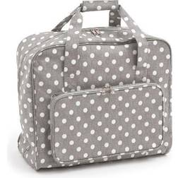 Grey Polka Dot Sewing Machine Bag Grey