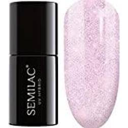 Semilac Extend 806 Hybrid nail polish 5in1 Glitter Delicate