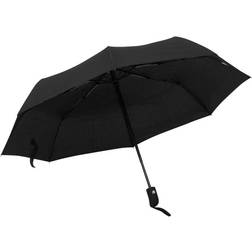 vidaXL Parapluie Pliable Automatique Parapluie Portable Parapluie de Voyage Randonnée Marche Camping Chasse Jardin Extérieur Noir 95 cm