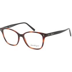 Ferragamo Sköldpaddemönstradeshell Glasögon SF 2912 241 52