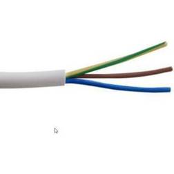 Lemvigh-Müller Plastkappeledning Halogenfri 3g0,75 Hvid R100
