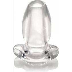Master Series Peephole Clear Hollow Anal Plug