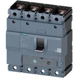 Siemens MCCB, 3VA12,55KA,4-P,TM240,250A, Lug