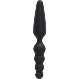 Nanma Dark Stallions Silicone Dual Butt Plug Black 7in