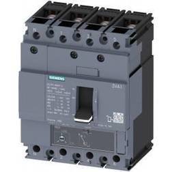 Siemens Maksimalafbryd,fs160,160a,4p,25ka,tm220 10 X In Kabel Beskyttet 3va1116-3ge46-0aa0