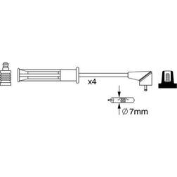 Bosch Tändkablar BW256