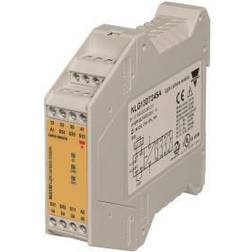 CARLO GAVAZZI Sikkerhedsrelæ f/lysgitter 3DO(NO) 1DO AUX(NC) 6A aut./man. start Cat.4 B: 22,5mm 24VAC/DC