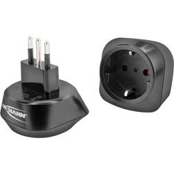 Ansmann 1250-0035 Travel adapter EU to IT