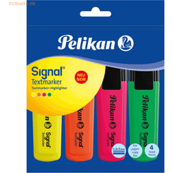 Pelikan Textmarker Signal 4er Set