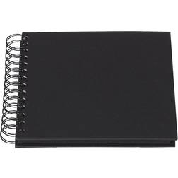 Rossler Soho 180 x 180mm Wiro Bound Photo Album Black (30 Sheets)