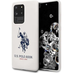 U.S. Polo Assn. US USHCS69SLHRWH S20 Ultra G988 biały/white Silicone Collection