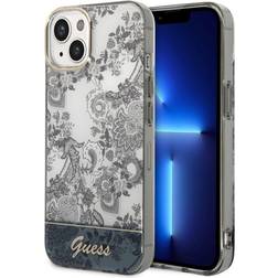 Guess iPhone 14 Plus Cover Toile de Jouy Grå