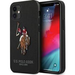 U.S. Polo Assn. US USHCP12SPUGFLBK iPhone 12 mini 5,4 czarny/black Embroidery Collection