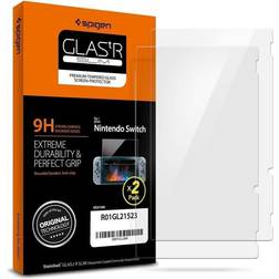 Spigen Härdat glas Glas.Tr Slim 2-Pack Nintendo Switch