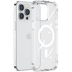 Joyroom iPhone 14 Plus Armored Case with Hooks Clear (MagSafe Compatible)