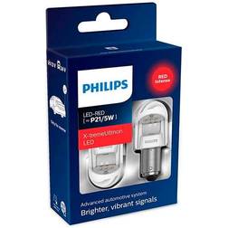 Philips 11499XURX2 LED car signaling Bulb (P21/5W red) Set of 2