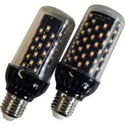 Firelamp Firelamp LED flammepære E27 Sort