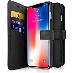 ItSkins BOOK cover til iPhone X XS 11 Pro Sort