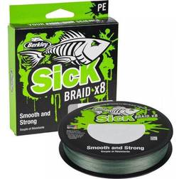 Berkley Sick Braid Moss Green 0.12 150m