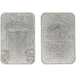 Fanattik Jurassic Park Gate Silver Limited Edition Collectable Ingot