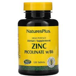 Nature's Plus Picolinato De Zinc 30 Mg Sin Gluten 120 Comp