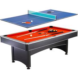 Hathaway Maverick 7ft Pool & Table Tennis Multi Game Set