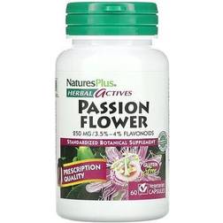 Nature's Plus Herbal Actives, Passion Flower, 250 mg, 60 Vegetarian Capsules 60 Stk.