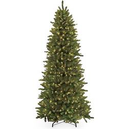 Puleo International Pre-Lit Incandescent Slim Fraser Fir Artificial Christmas Tree 120"