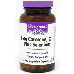 Bluebonnet Nutrition Beta-Carotene C E Plus Selenium 120 Vegetable Capsules 120 pcs