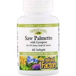 Natural Factors HerbalFactors Saw Palmetto With Lycopene